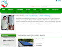 Tablet Screenshot of greenheating.us